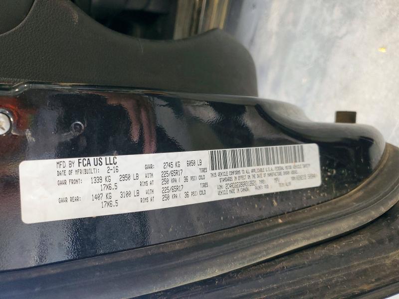Aukcja sprzedaży 2016 Dodge Grand Caravan, vin: 2C4RDGEG9GR312621, numer aukcji: 58467776