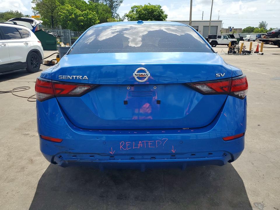 57326836 :رقم المزاد ، 3N1AB8CV5LY256989 vin ، 2020 Nissan Sentra مزاد بيع