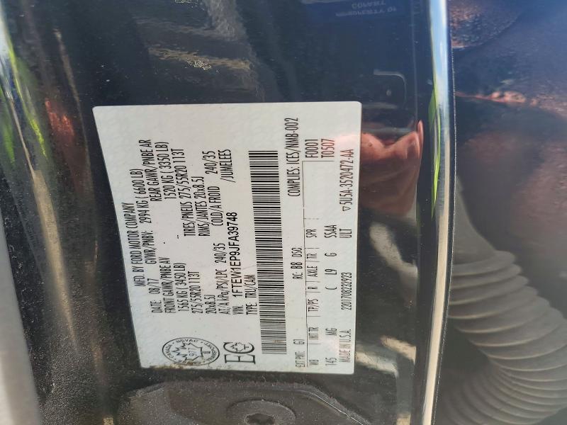 56871726 :رقم المزاد ، 1FTEW1EP9JFA39748 vin ، 2018 Ford F150 مزاد بيع