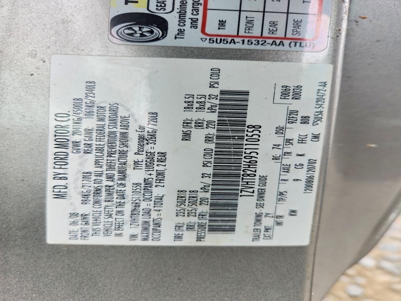 Продажа на аукционе авто 2009 Ford Mustang, vin: 1ZVHT82H695110558, номер лота: 58982926