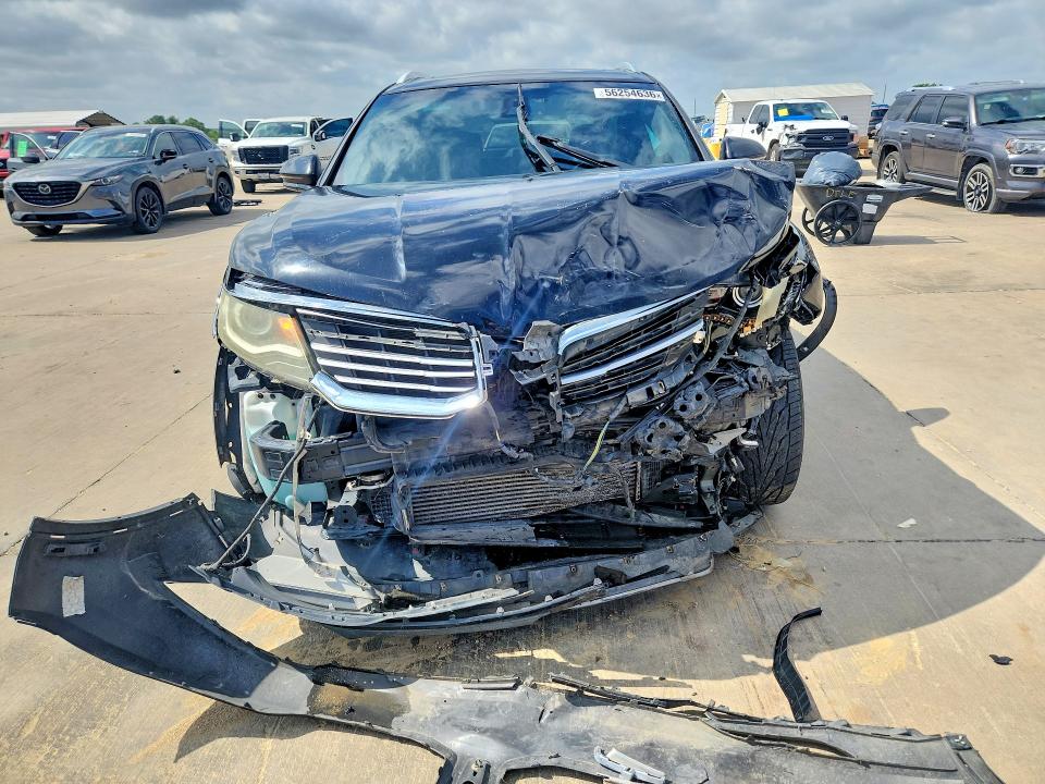 56254636 :رقم المزاد ، 2LMPJ6LP1GBL52763 vin ، 2016 Lincoln Mkx مزاد بيع