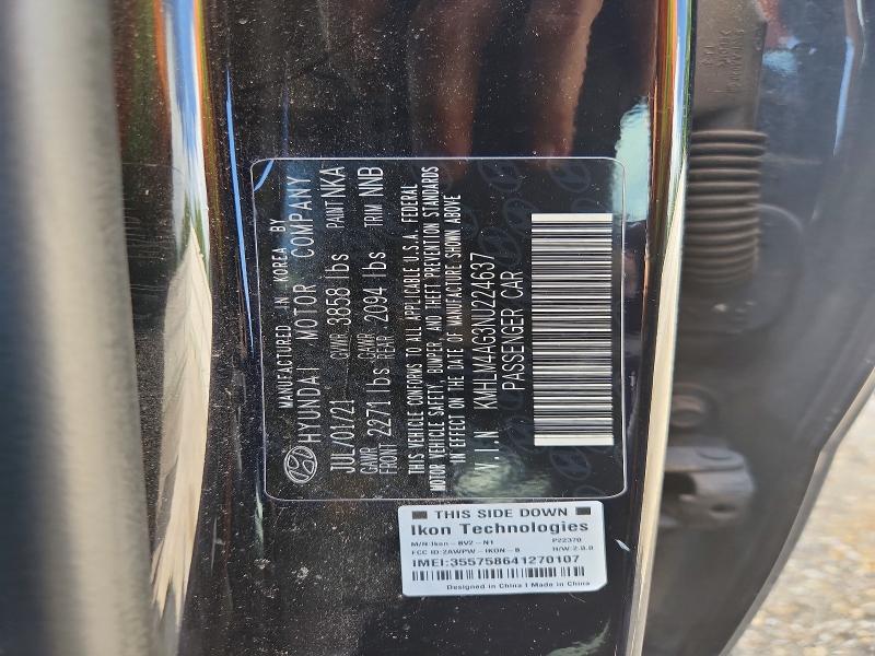 Продаж на аукціоні авто 2022 Hyundai Elantra, vin: KMHLM4AG3NU224637, номер лоту: 56131046