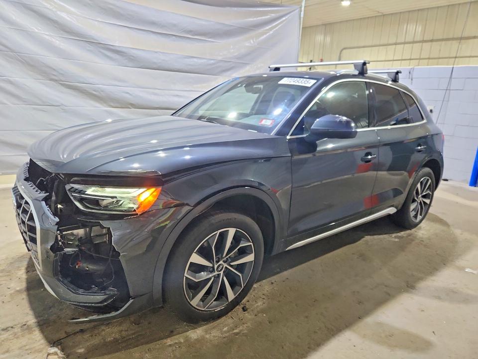 2021 Audi Q5 მანქანა იყიდება აუქციონზე, vin: WA1BAAFY0M2072054, აუქციონის ნომერი: 77249335