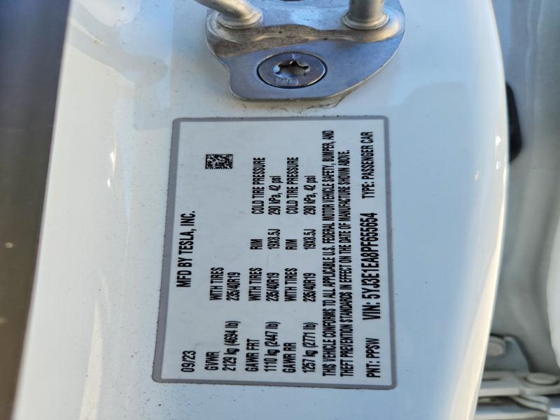 Продажа на аукционе авто 2023 Tesla Model 3, vin: 5YJ3E1EA8PF655654, номер лота: 55815976