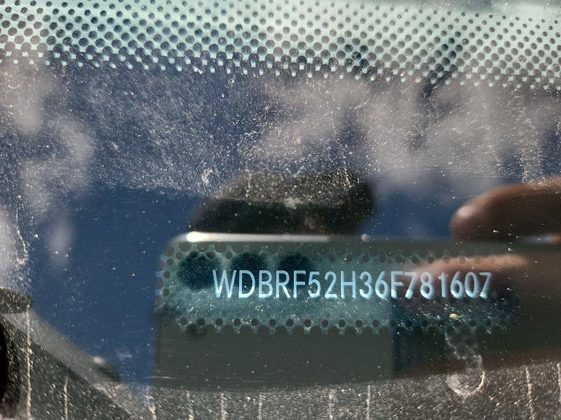 2006 Mercedes-benz C მანქანა იყიდება აუქციონზე, vin: WDBRF52H36F781607, აუქციონის ნომერი: 57587046