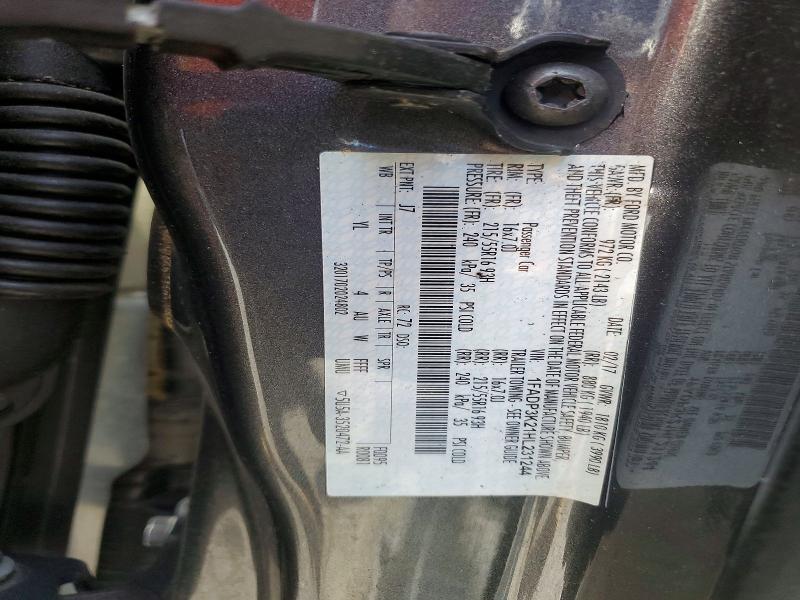 Продаж на аукціоні авто 2017 Ford Focus, vin: 1FADP3K21HL231244, номер лоту: 57332356