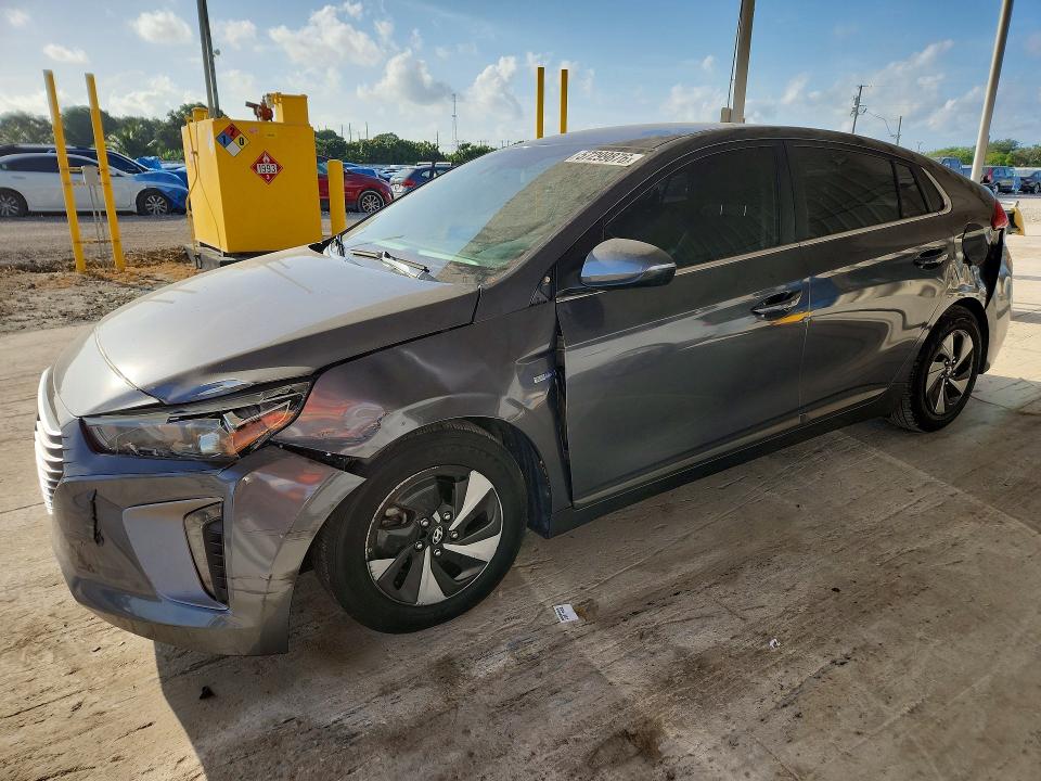 2017 Hyundai Ioniq მანქანა იყიდება აუქციონზე, vin: KMHC75LC9HU027970, აუქციონის ნომერი: 57299876