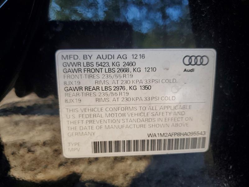 Продаж на аукціоні авто 2017 Audi Q5, vin: WA1M2AFP8HA095543, номер лоту: 85771965