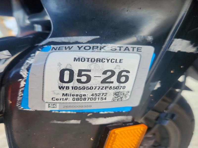 57677096 :رقم المزاد ، WB10595077ZP85070 vin ، 2007 Bmw K1200 مزاد بيع