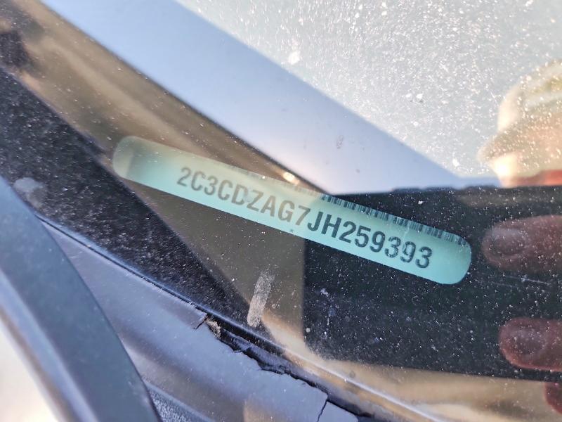 58609106 :رقم المزاد ، 2C3CDZAG7JH259393 vin ، 2018 Dodge Challenger مزاد بيع