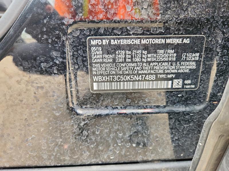 Aukcja sprzedaży 2019 Bmw X1, vin: WBXHT3C50K5N47488, numer aukcji: 58042856