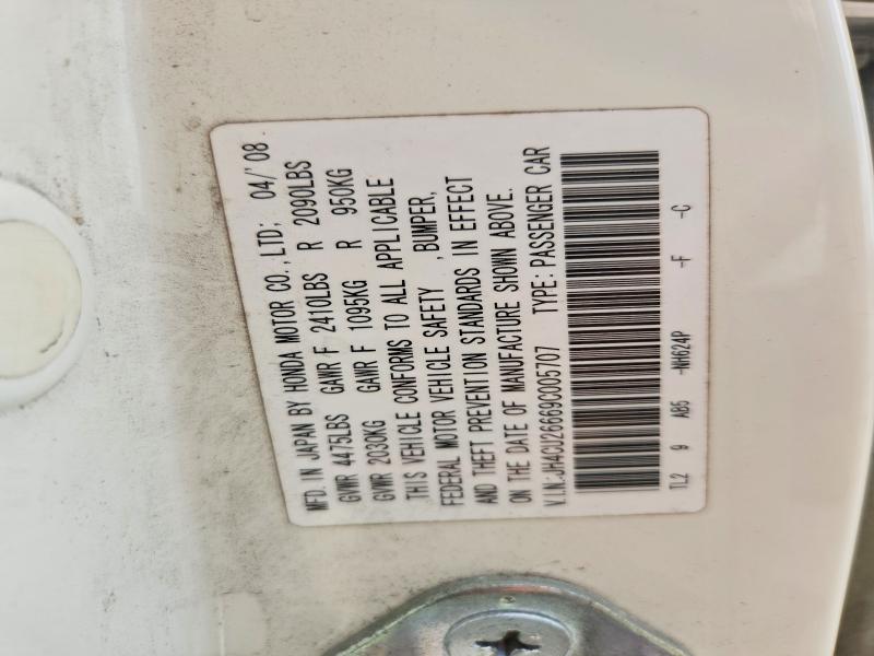 Продажа на аукционе авто 2009 Acura Tsx, vin: JH4CU26669C005707, номер лота: 56126566