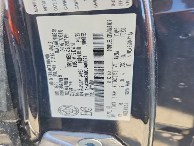 Продажа на аукционе авто 2016 Ford Escape, vin: 1FMCU9GX8GUA00321, номер лота: 56035966