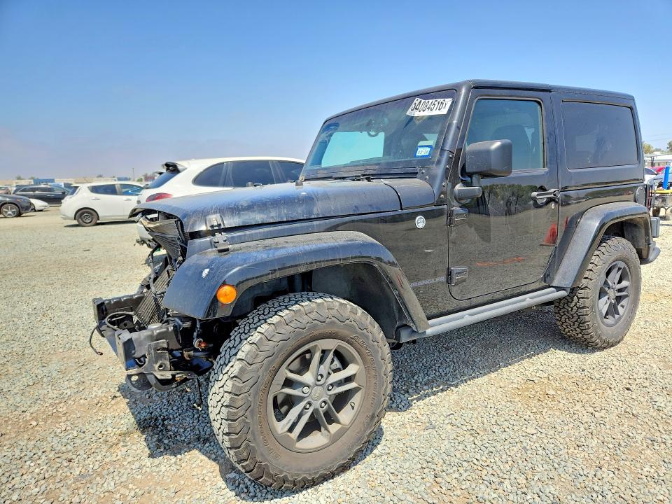 Aukcja sprzedaży 2017 Jeep Wrangler, vin: 1C4AJWBG9HL525017, numer aukcji: 54084516