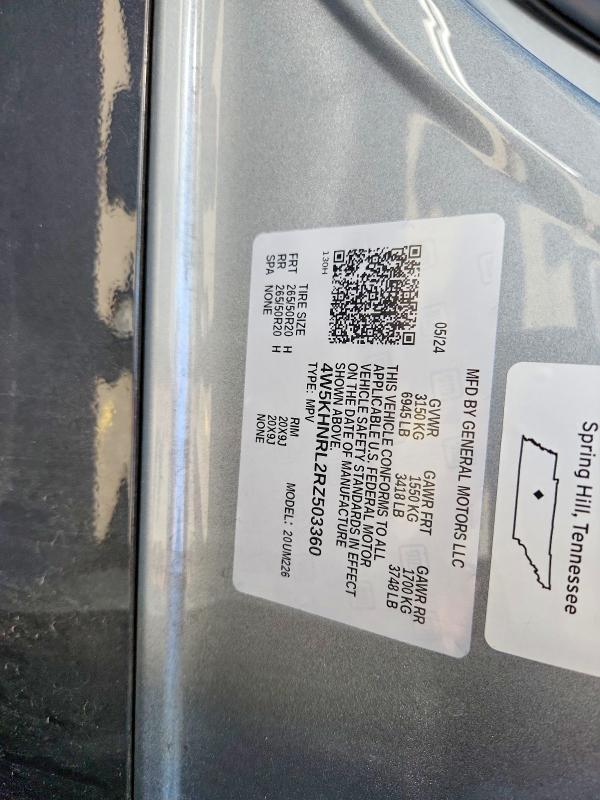 Продаж на аукціоні авто 2024 Acura Zdx, vin: 4W5KHNRL2RZ503360, номер лоту: 56843236