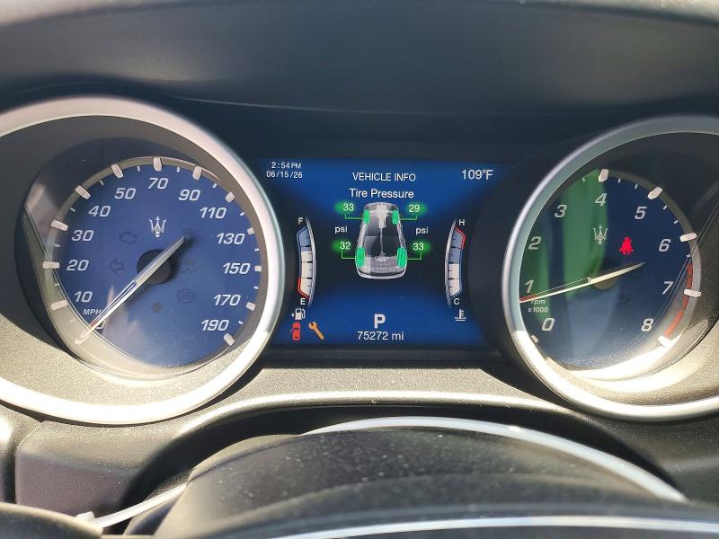 2018 Maserati Ghibli მანქანა იყიდება აუქციონზე, vin: ZAM57YTA7J1292533, აუქციონის ნომერი: 57391746