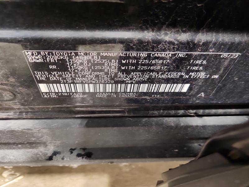Aukcja sprzedaży 2023 Toyota Rav4, vin: 2T3P1RFV5PW376329, numer aukcji: 55588226
