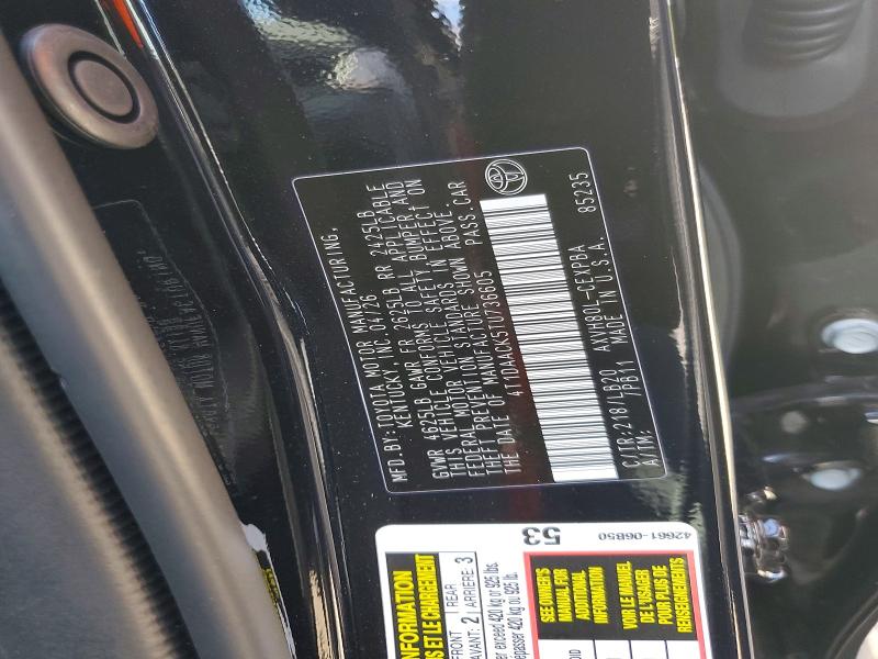 Продаж на аукціоні авто 2026 Toyota Camry, vin: 4T1DAACK5TU736605, номер лоту: 57171596