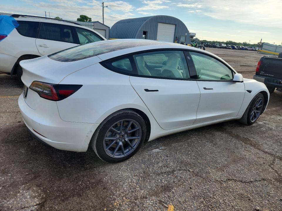 2021 Tesla Model 3 მანქანა იყიდება აუქციონზე, vin: 5YJ3E1EA3MF098714, აუქციონის ნომერი: 57124586