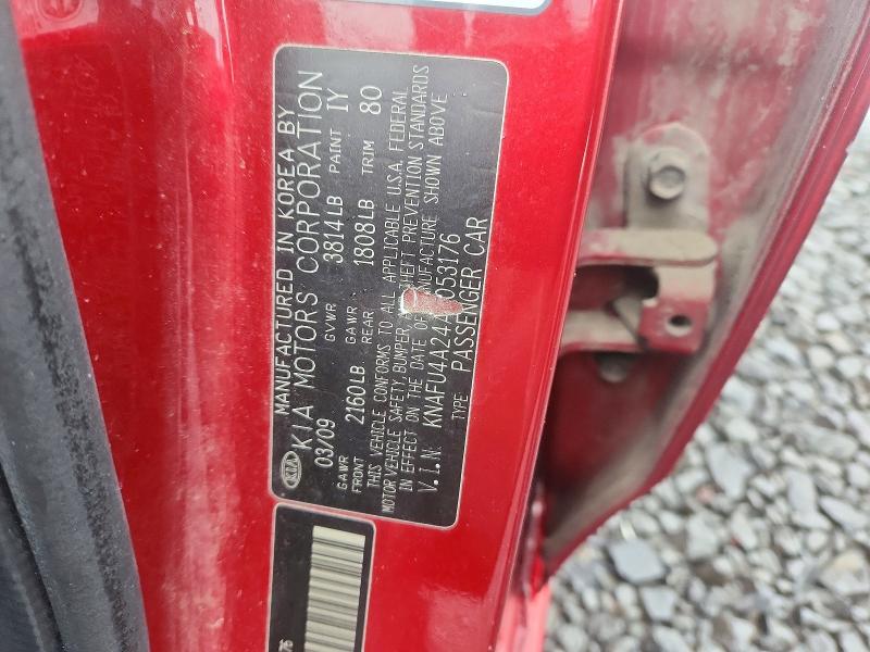 Продажа на аукционе авто 2010 Kia Forte, vin: KNAFU4A24A5053176, номер лота: 56836006