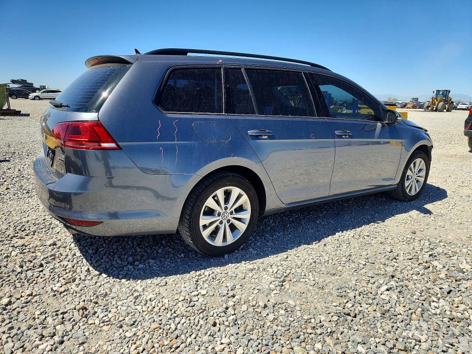 2017 Volkswagen Golf Sportwagen მანქანა იყიდება აუქციონზე, vin: 3VW017AUXHM538122, აუქციონის ნომერი: 55931506