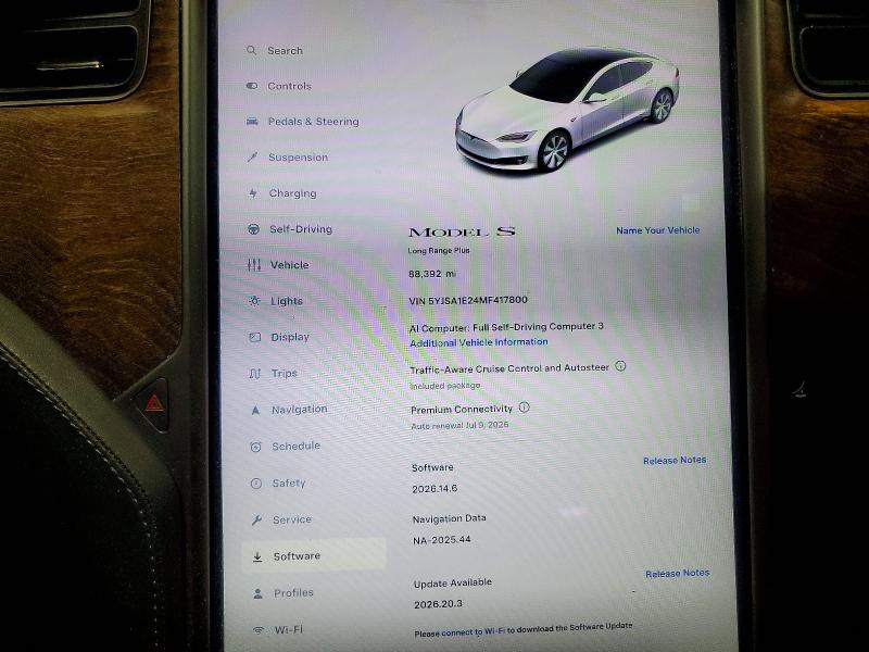 Aukcja sprzedaży 2021 Tesla Model S, vin: 5YJSA1E24MF417800, numer aukcji: 59241786