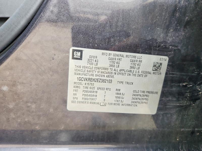 Aukcja sprzedaży 2014 Chevrolet Silverado, vin: 1GCVKREH2EZ382103, numer aukcji: 58926106