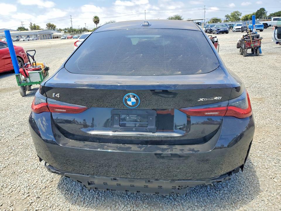2024 Bmw I4 მანქანა იყიდება აუქციონზე, vin: WBY83FB06RFR94558, აუქციონის ნომერი: 57852306