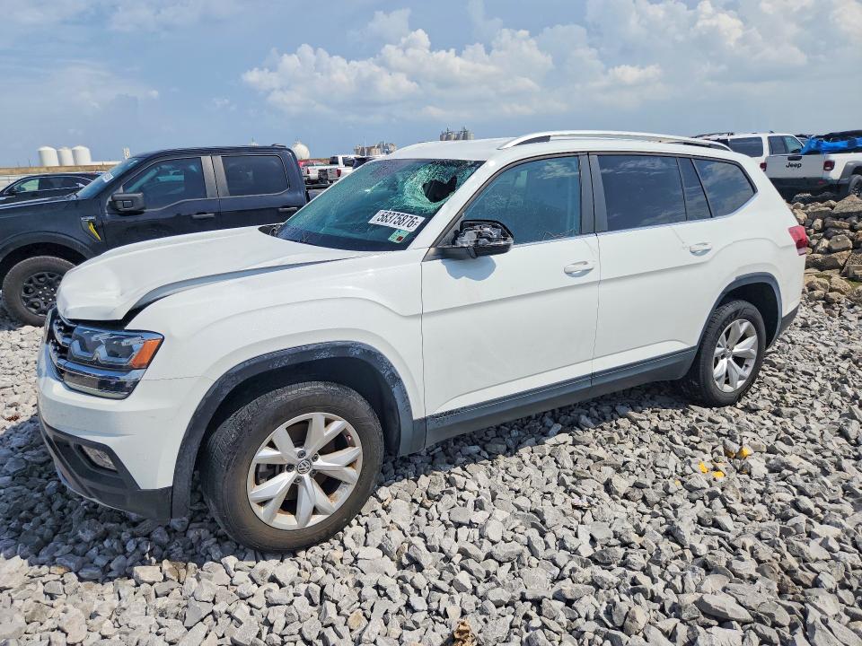 58375876 :رقم المزاد ، 1V2DR2CA3KC533600 vin ، 2019 Volkswagen Atlas مزاد بيع