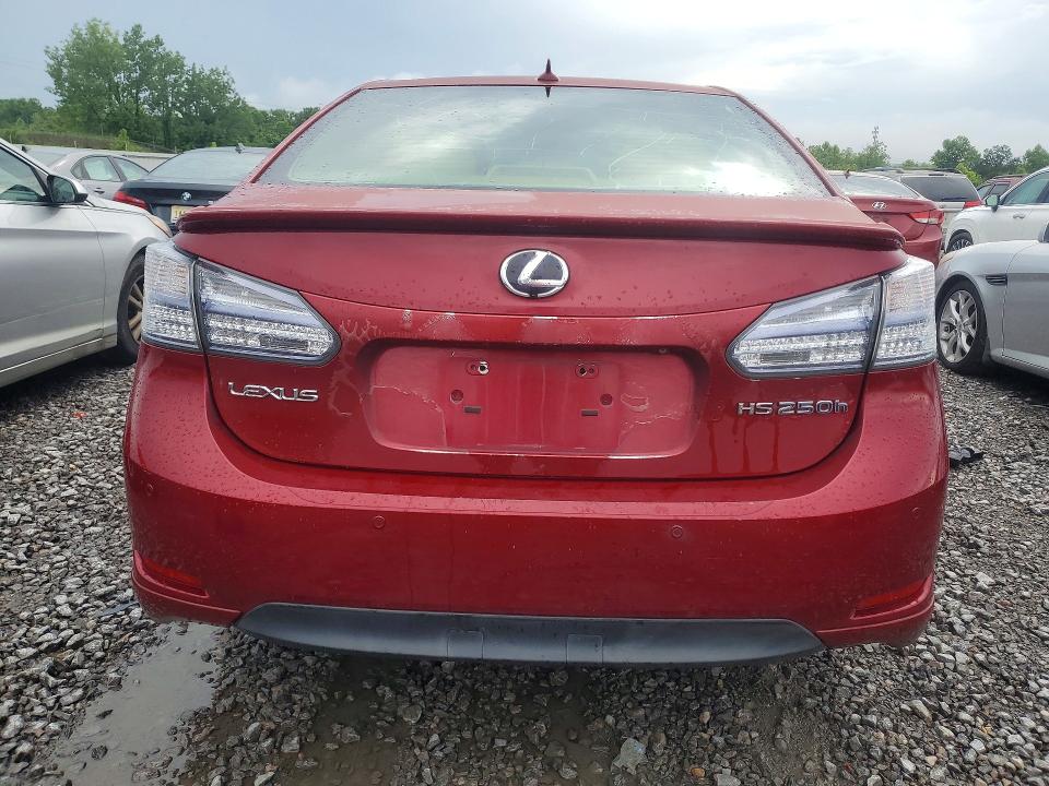 2010 Lexus Hs მანქანა იყიდება აუქციონზე, vin: JTHBB1BA6A2017162, აუქციონის ნომერი: 56502876