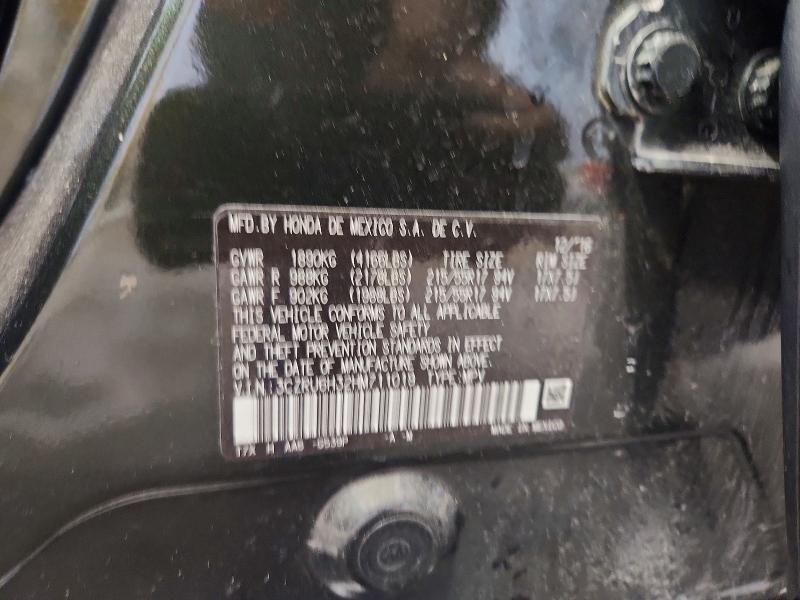 55000996 :رقم المزاد ، 3CZRU6H32HM711019 vin ، 2017 Honda Hr-v مزاد بيع