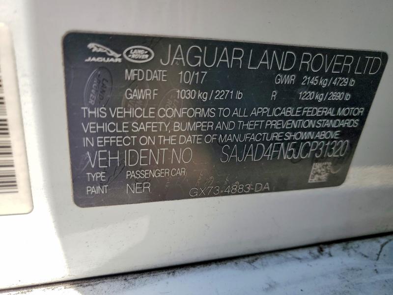Продаж на аукціоні авто 2018 Jaguar Xe, vin: SAJAD4FN5JCP31320, номер лоту: 55973486