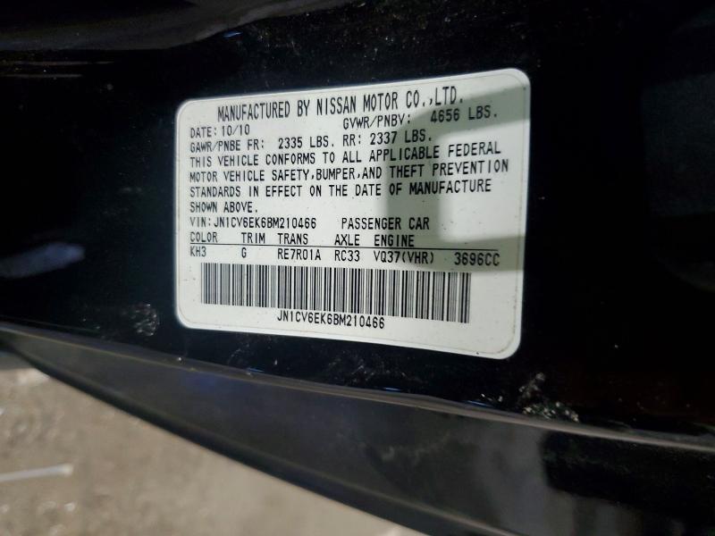 56495636 :رقم المزاد ، JN1CV6EK6BM210466 vin ، 2011 Infiniti G37 Coupe مزاد بيع