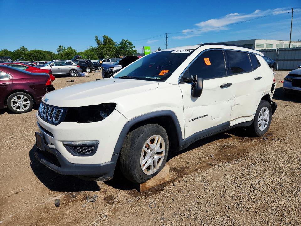 Auction sale of the 2020 Jeep Compass, vin: 3C4NJCAB1LT169262, lot number: 58244106