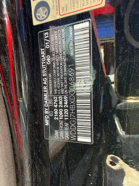 Aukcja sprzedaży 2013 Mercedes-benz C, vin: WDDGJ7HBXDG068691, numer aukcji: 57240306