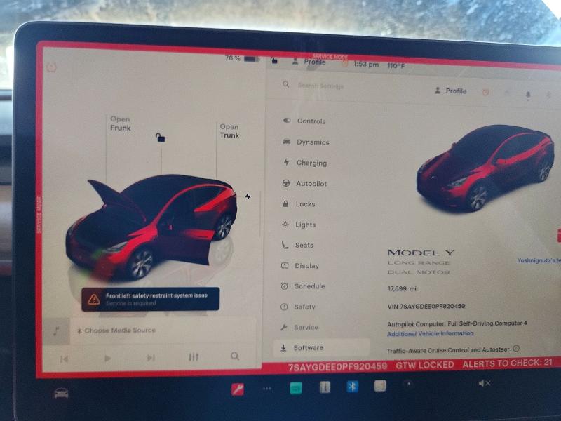 Aukcja sprzedaży 2023 Tesla Model Y, vin: 7SAYGDEE0PF920459, numer aukcji: 57721186
