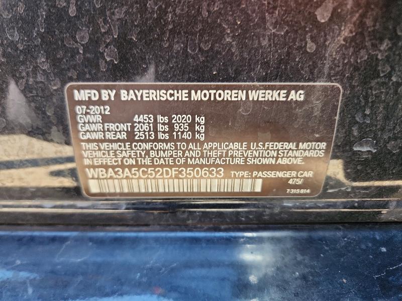 Продаж на аукціоні авто 2013 Bmw 328, vin: WBA3A5C52DF350633, номер лоту: 59173856
