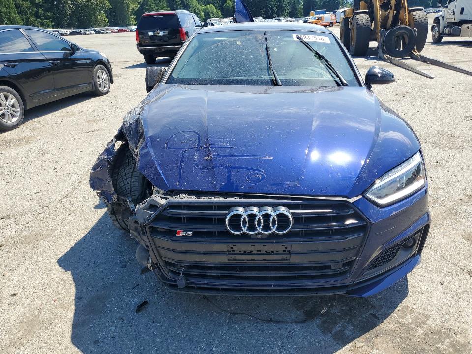 Aukcja sprzedaży 2019 Audi S5, vin: WAUC4CF53KA000848, numer aukcji: 58837516