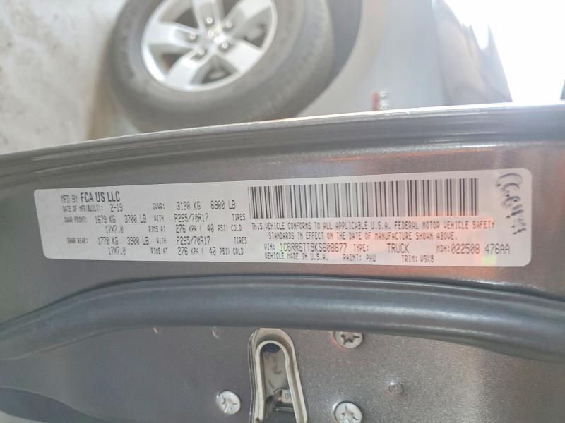 56081456 :رقم المزاد ، 1C6RR6TT9KS608877 vin ، 2019 Ram 1500 Classic مزاد بيع