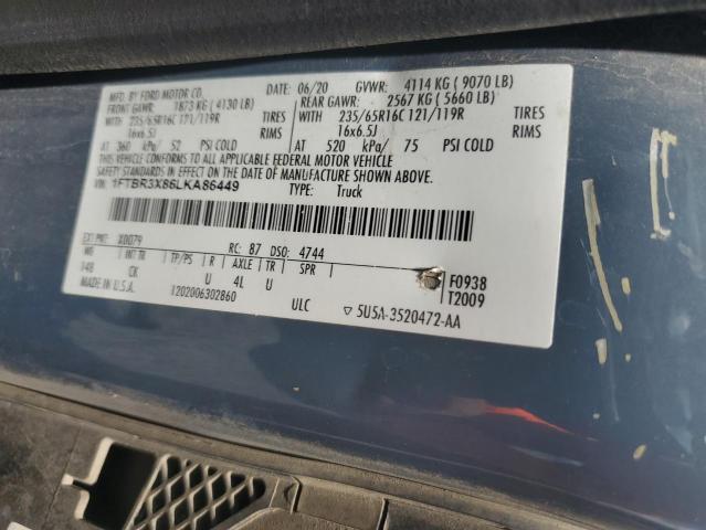 Продажа на аукционе авто 2020 Ford Transit T-250, vin: 1FTBR3X86LKA86449, номер лота: 56423086