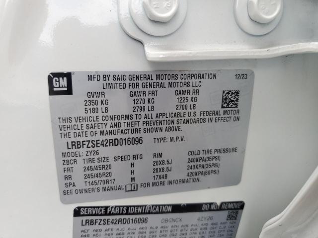 Продажа на аукционе авто 2024 Buick Envision, vin: LRBFZSE42RD016096, номер лота: 55889056
