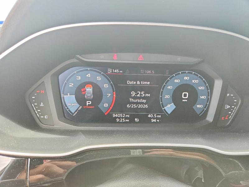 2020 Audi Q3 მანქანა იყიდება აუქციონზე, vin: WA1AECF32L1057401, აუქციონის ნომერი: 58739836