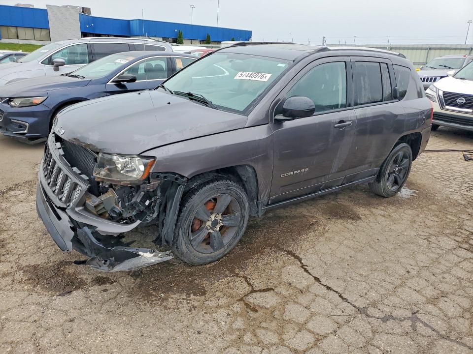 57446976 :رقم المزاد ، 1C4NJCEB2HD163090 vin ، 2017 Jeep Compass مزاد بيع