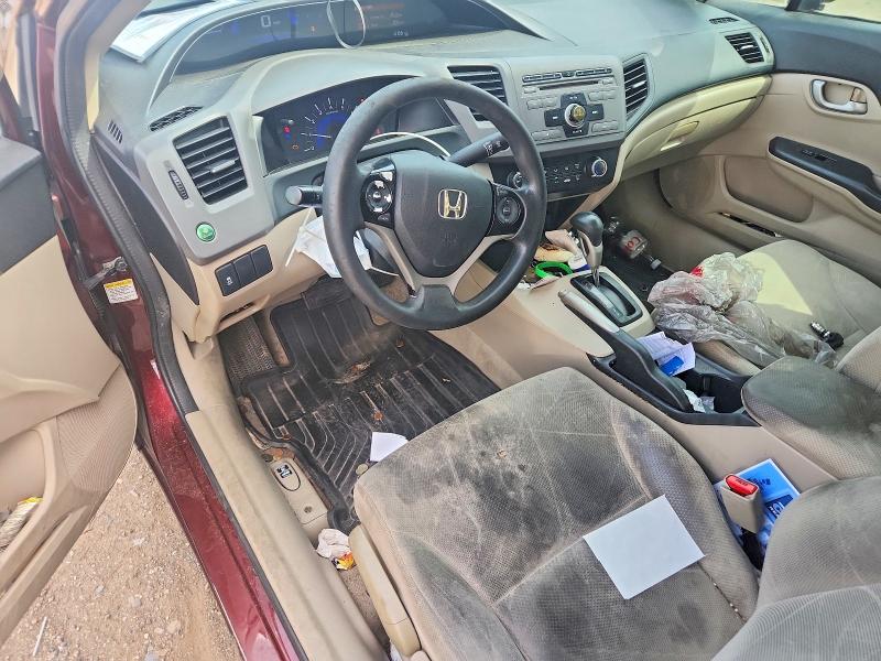 Продажа на аукционе авто 2012 Honda Civic, vin: 19XFB2F59CE372810, номер лота: 57675966