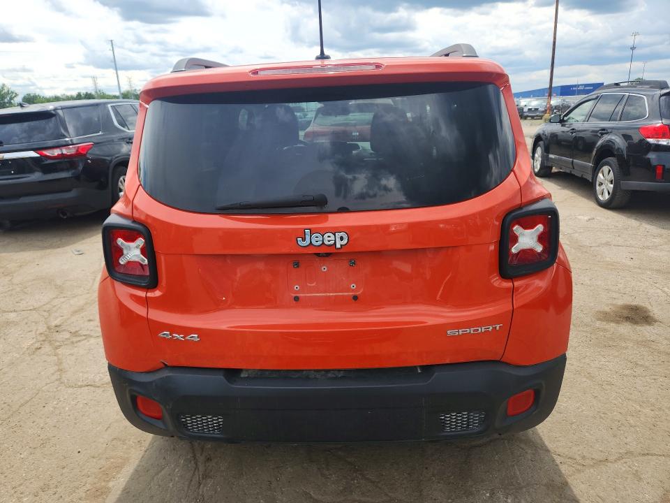 57377706 :رقم المزاد ، ZACCJBAT4GPE33100 vin ، 2016 Jeep Renegade مزاد بيع