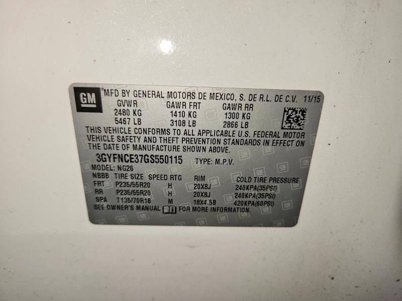 Продажа на аукционе авто 2016 Cadillac Srx, vin: 3GYFNCE37GS550115, номер лота: 56340106