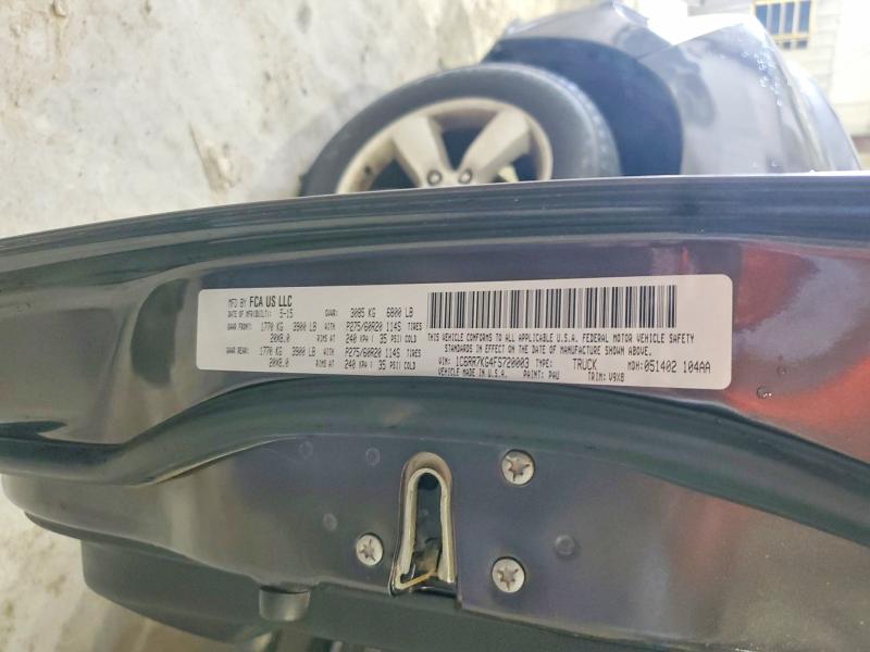 56963016 :رقم المزاد ، 1C6RR7KG4FS720003 vin ، 2015 Ram 1500 مزاد بيع