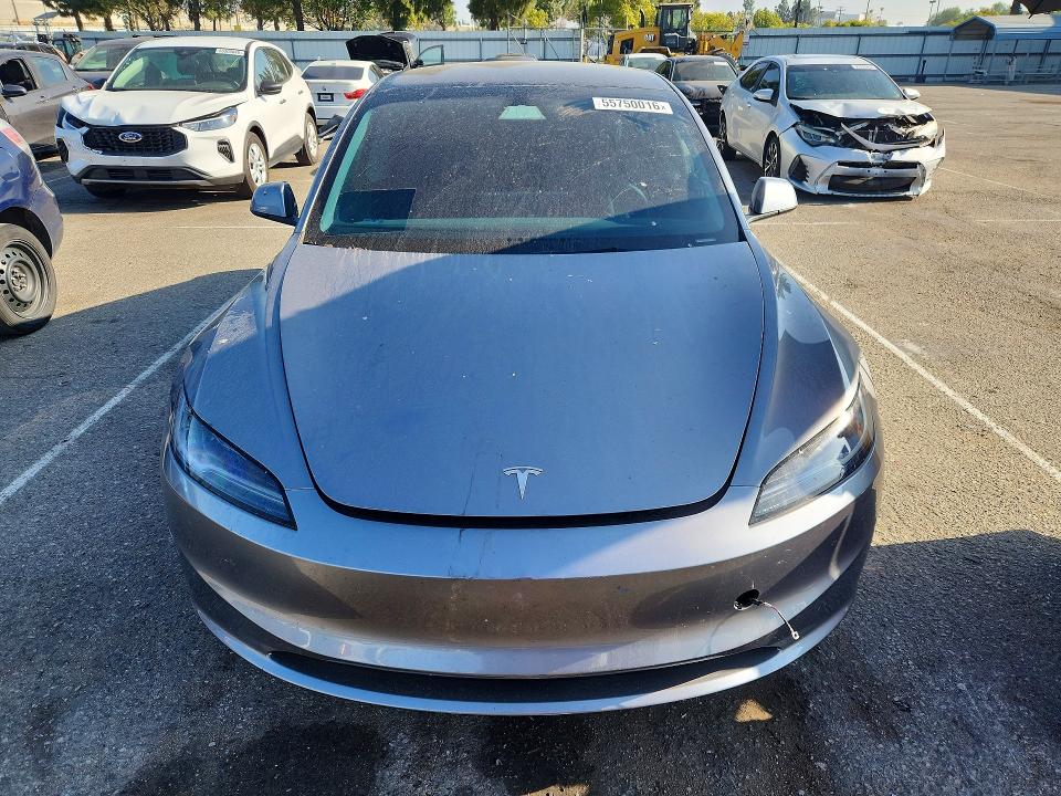 Продажа на аукционе авто 2025 Tesla Model 3, vin: 5YJ3E1EA9SF032262, номер лота: 55750016