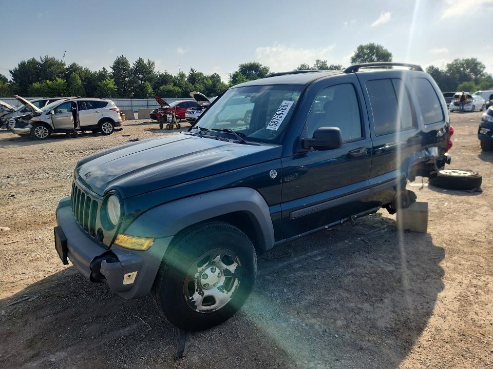 2005 Jeep Liberty მანქანა იყიდება აუქციონზე, vin: 1J4GL48K45W599809, აუქციონის ნომერი: 58759766