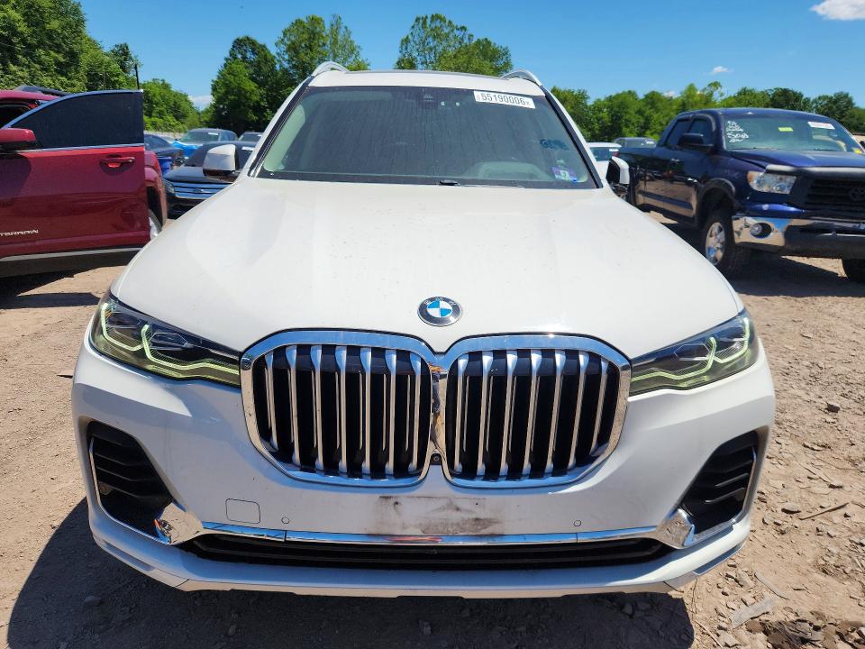 2019 Bmw X7 მანქანა იყიდება აუქციონზე, vin: 5UXCW2C51KL088426, აუქციონის ნომერი: 55190006